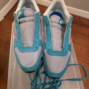 Nike 2014 Waffle Trainer Teal and Gray Sneakers